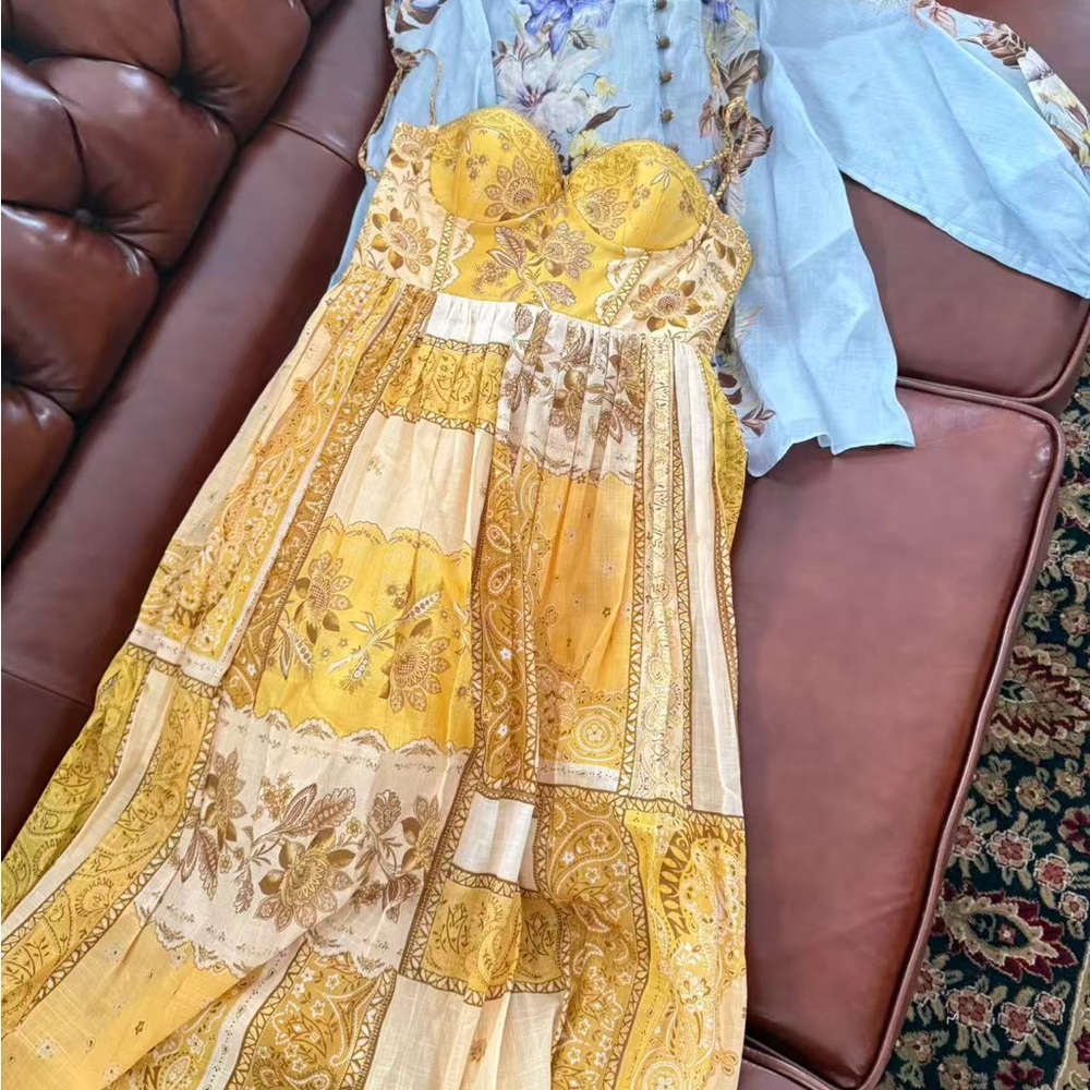 Lucky corset midi dress
